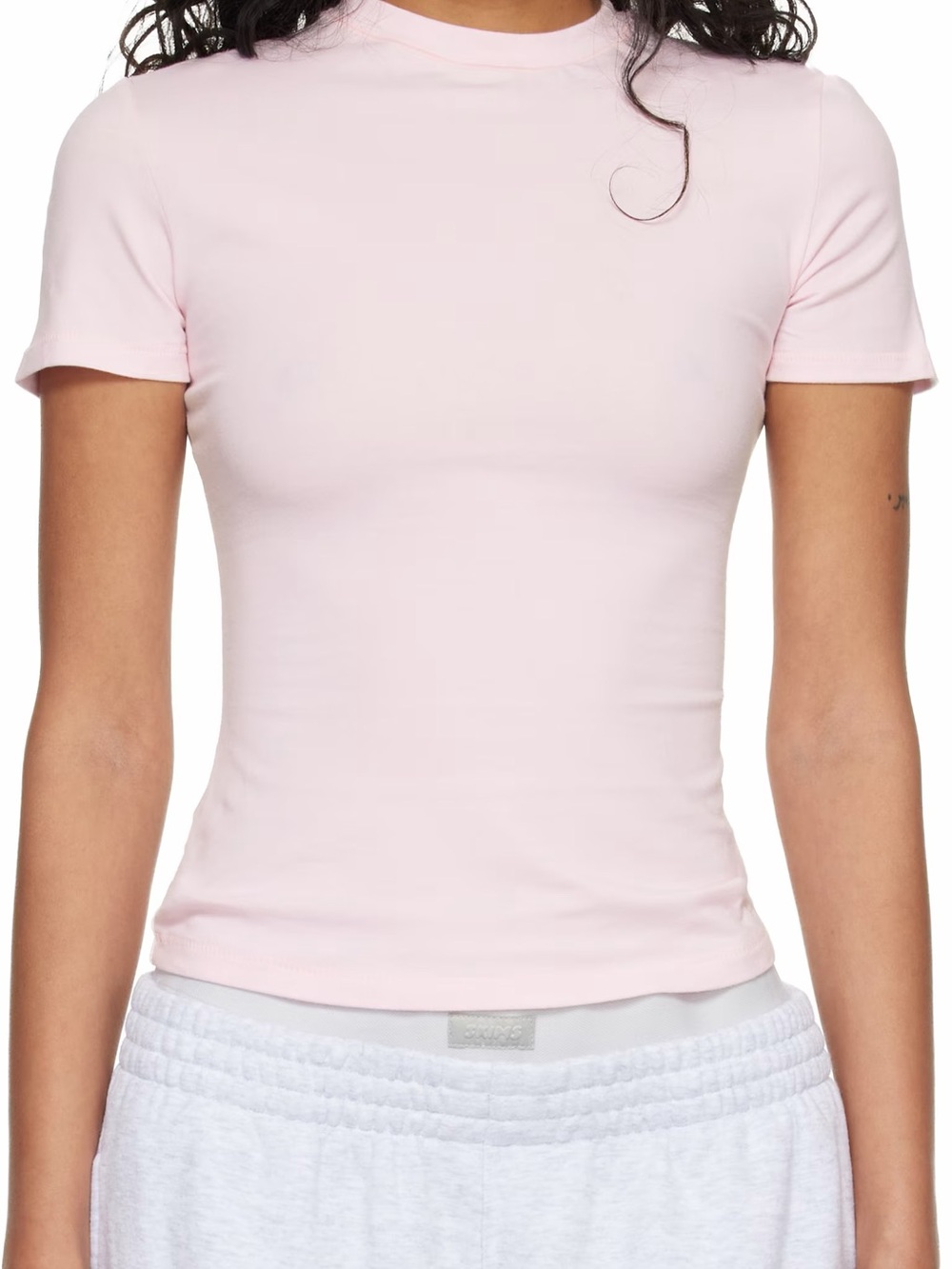 SKIMS Cotton Jersey T-Shirt in Halite